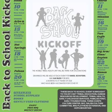 Updated Back 2 School Kickoff Events Flyer
